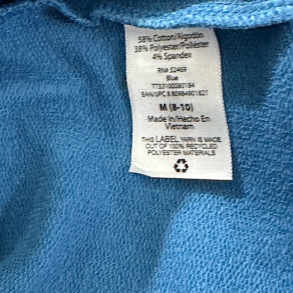 NEW Time & Tru Flutter Sleeve Feminine Blue Women’s Top Women’s SZ M - Picture 6 of 7